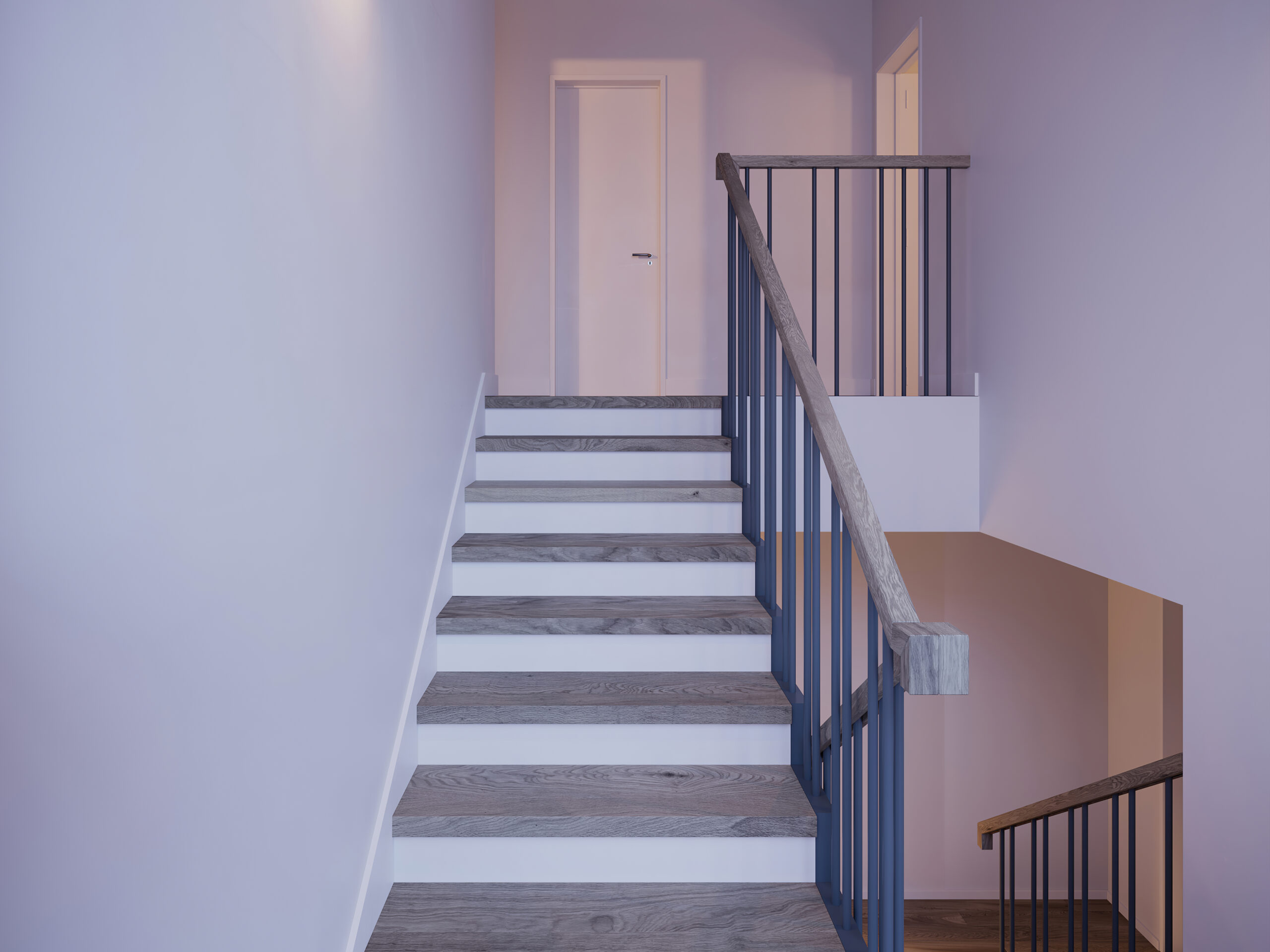 Vila Collina Residences | 3D | Acesso ao piso superior